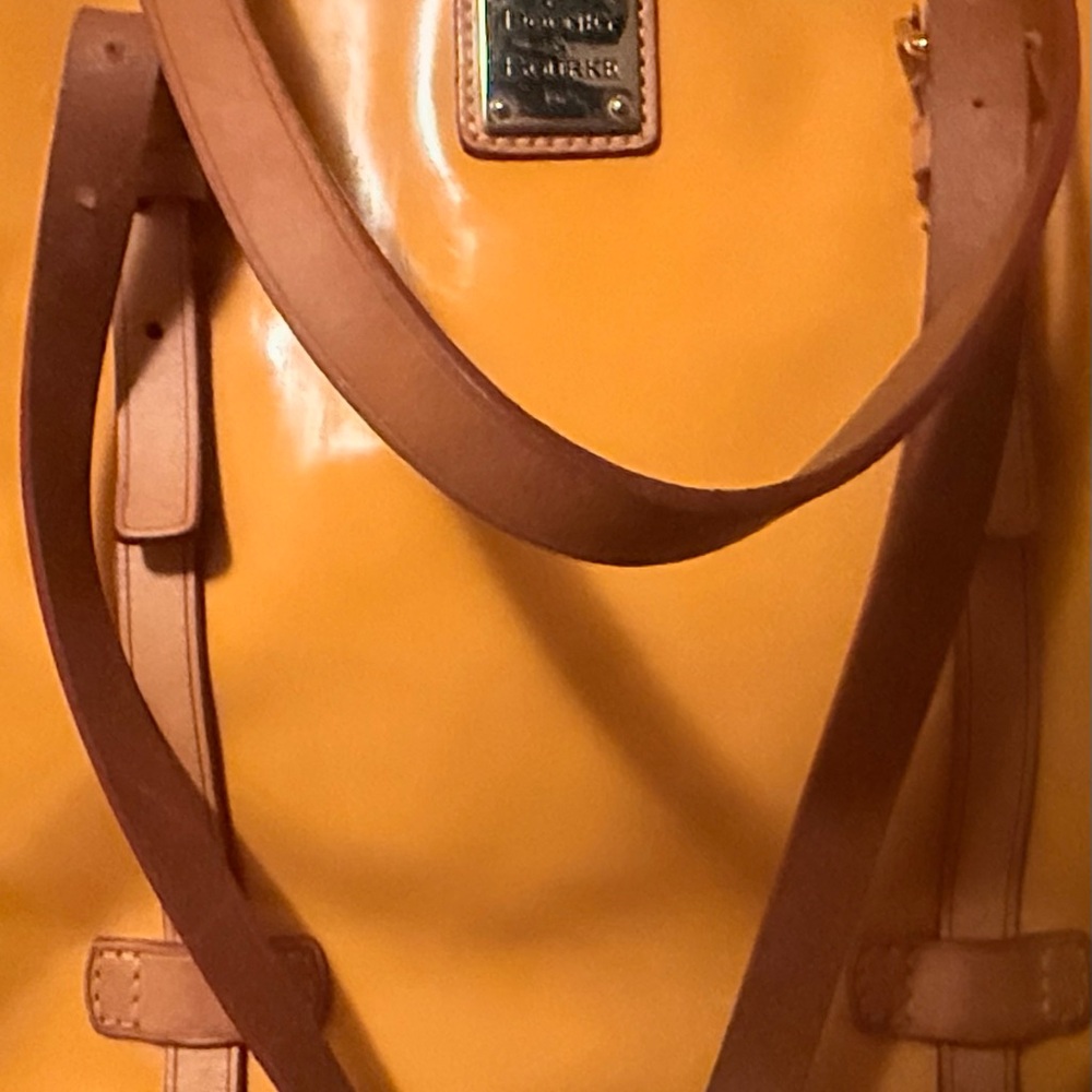 Dooney & Bourke Mustard Yellow Tote - Picture 5 of 10